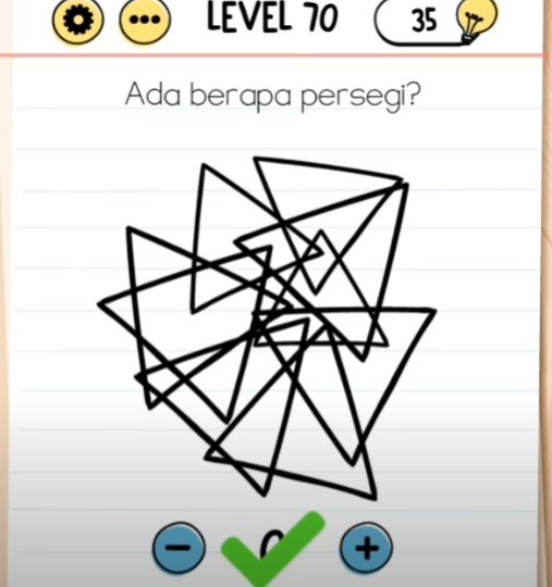 Ada Berapa Persegi Brain Test Ada Berapa Persegi Brain Test